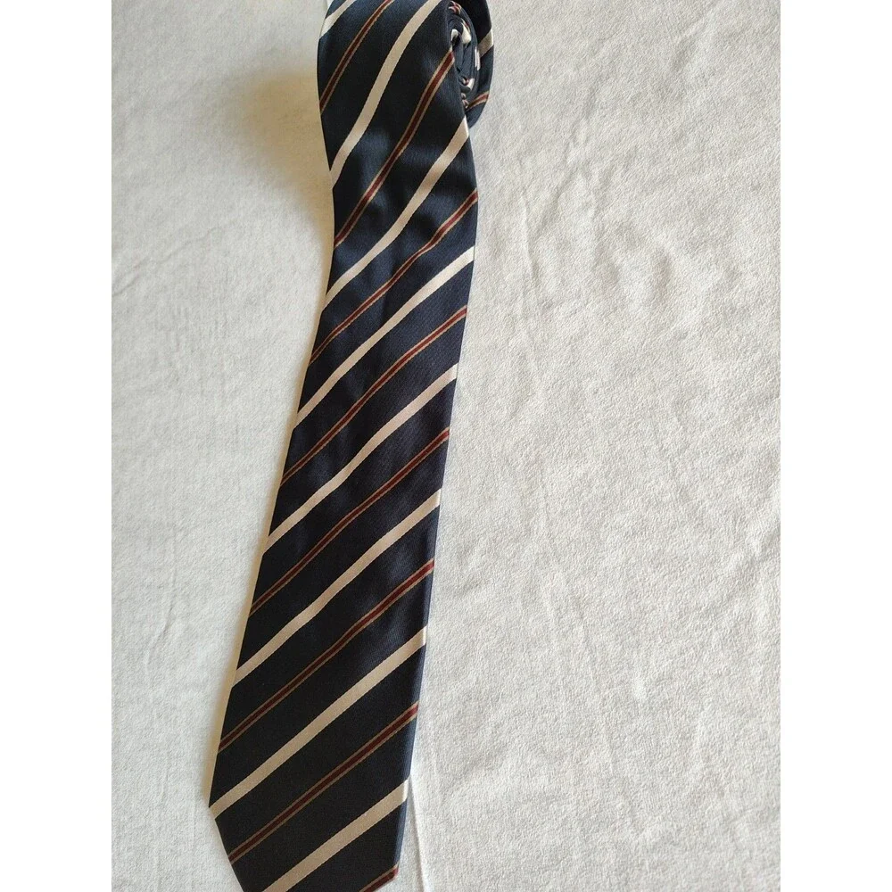 Banana Republic Tie Mens Silk Repp Tie 100% Silk Very Good Condition